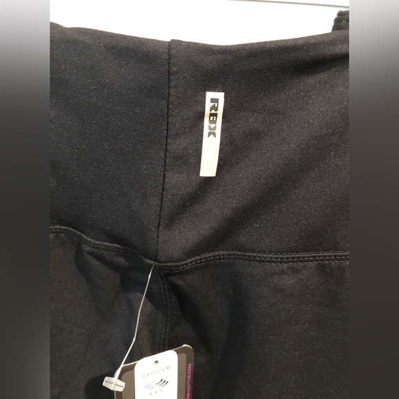 RBX Active Capri Pants with wide waist. One pocket in waist for coins or keys. - Picture 3 of 3